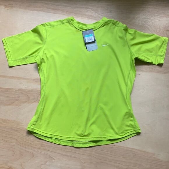 Nike Lime Green Active Wear Top - Picture 1 of 5